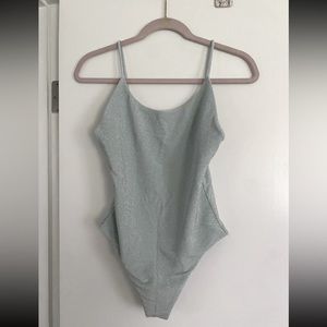 Mikoh Lele one piece in glitter moonstone size large NWOT